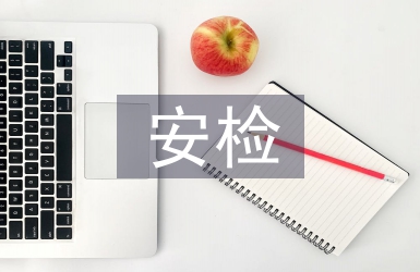 安检履职报告
