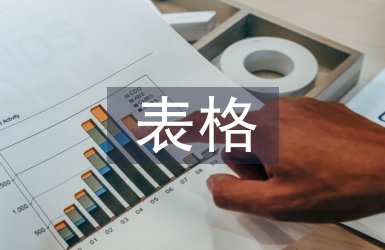 小学生调查报告表格