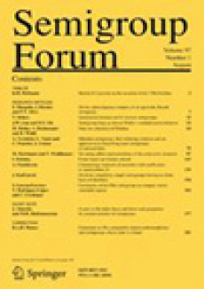 Semigroup Forum