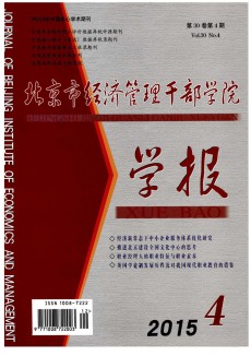 北京市经济管理干部学院学报期刊