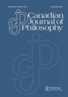 Canadian Journal Of Philosophy