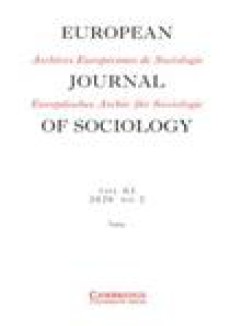 Archives Europeennes De Sociologie