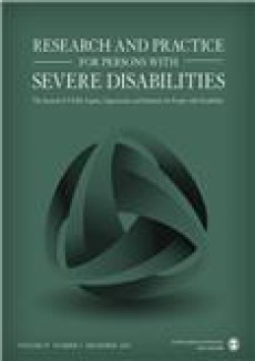 Research And Practice For Persons With Severe Disabilities