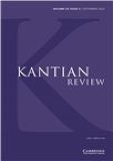 Kantian Review