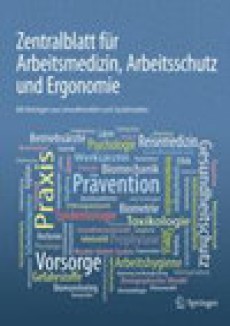 Zentralblatt Fur Arbeitsmedizin Arbeitsschutz Und Ergonomie