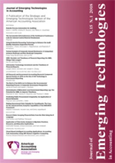 Journal Of Emerging Technologies In Accounting