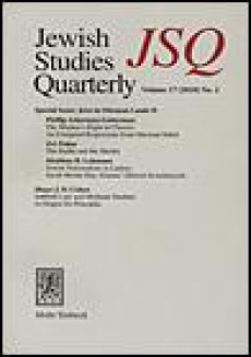 Jewish Studies Quarterly