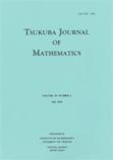 Tsukuba Journal Of Mathematics