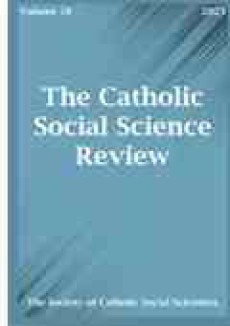 Catholic Social Science Review