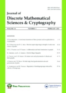 Journal Of Discrete Mathematical Sciences & Cryptography