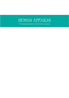 Human Affairs-postdisciplinary Humanities & Social Sciences Quarterly