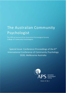 Australian Community Psychologist