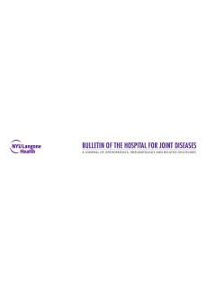 Bulletin Of The Hospital For Joint Diseases