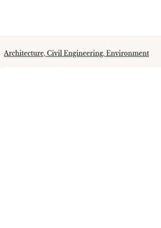 Architecture Civil Engineering Environment